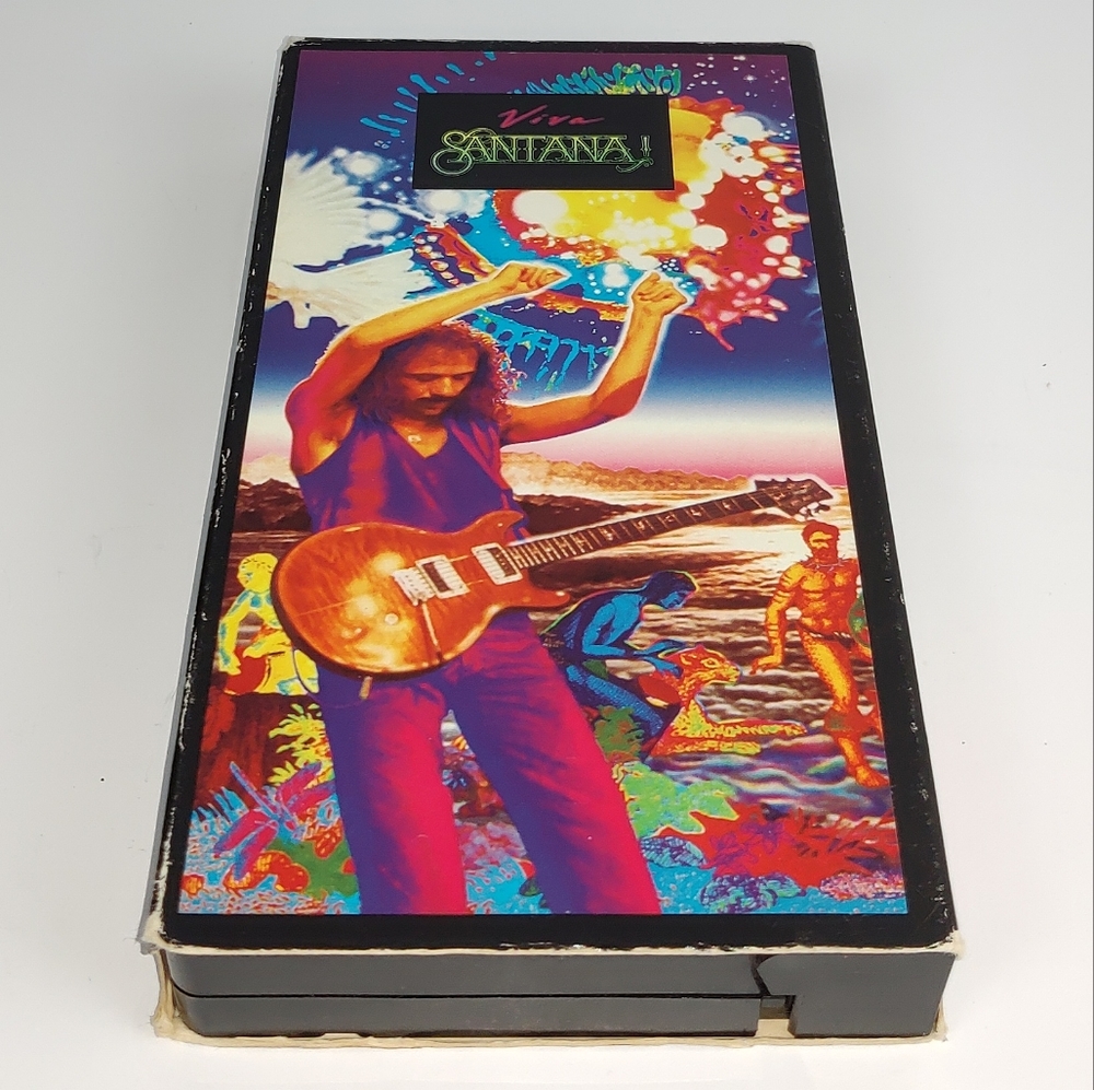 Viva Santana | VHS Videotape Cassette 80's Rock Vintage Retro VTG Electronics